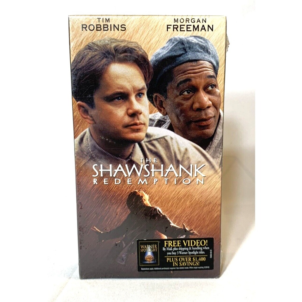 The Shawshank Redemption Tim Robbins Morgan Freeman  (VHS 1995) BRAND NEW SEALED
